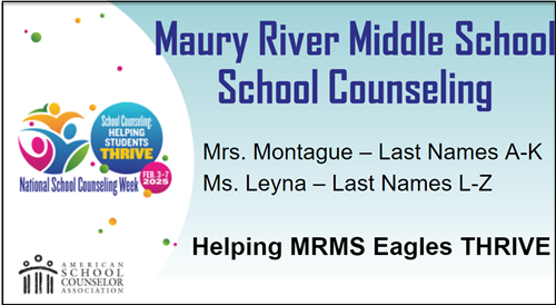 Announcement about National School Counseling Week Feb. 3-7 2025